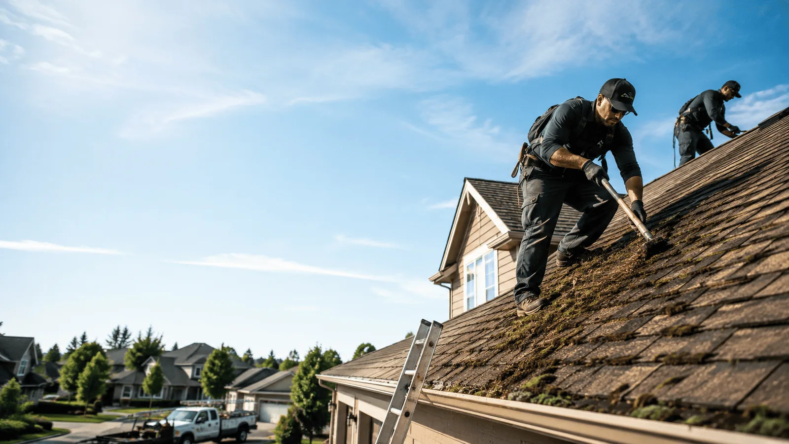 Roof Moss Removal in Bushland, TX near me